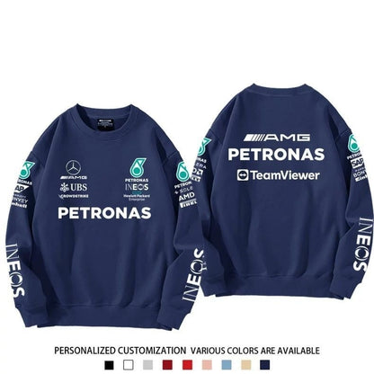 デザイン オシャレ カジュアル ダブルプリント 4色選択  男女兼用 スウェットE-12356