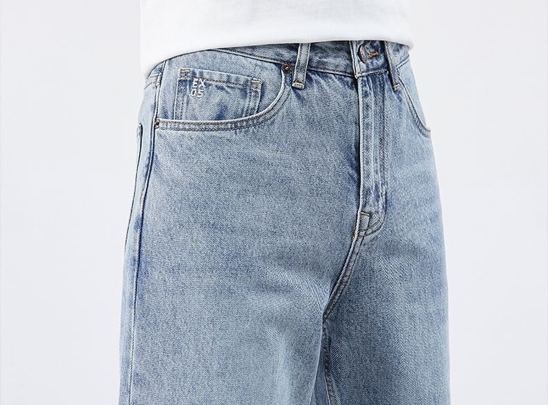 取り入れたい  売り切れ必至 着回し力抜群 デニム ワイドパンツE-12553