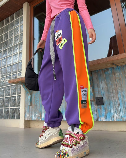 【裏起毛】絶対欲しい ファッション 個性派 スポーツパンツE-5847