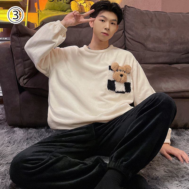 話題沸騰中 上質 絶対欲しい ファッション 着心地良い 3種選択 サンゴフリース パジャマ E-9780