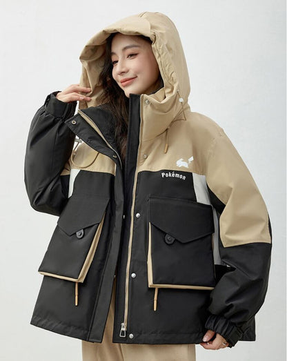 人気上昇中 高見えデザイン スタイルアップ効果抜群 切り替え 2色選択 ダウンジャケット E-9872