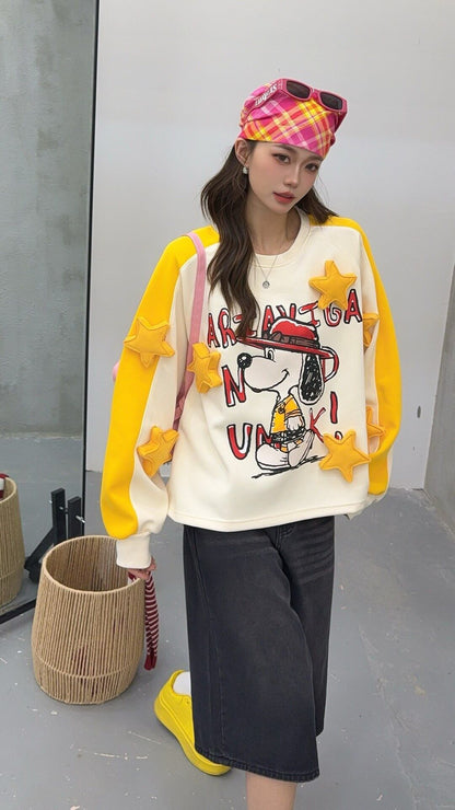 アバンギャルド ファッション カジュアル   2色 スウェット E-12209