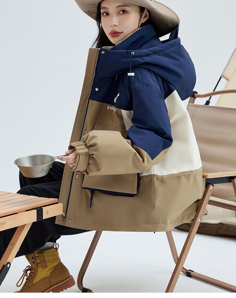 人気上昇中 高見えデザイン スタイルアップ効果抜群 切り替え 2色選択 ダウンジャケット E-9872