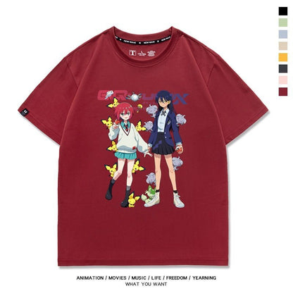 絶対欲しい  好感度UP  売れ筋   おすすめ プリントロゴ 半袖 Tシャツ-A2566