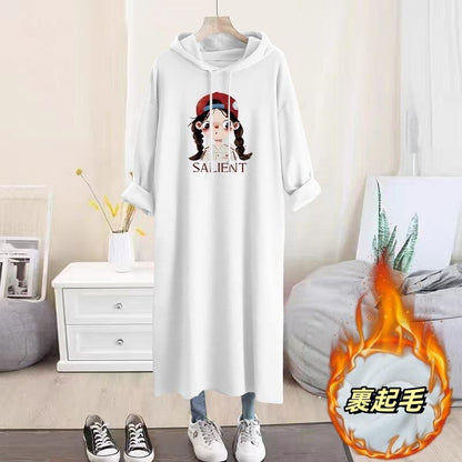 【裹起毛】ファッション 6色 プラスベルベット 長袖 ニット セーター E-10274