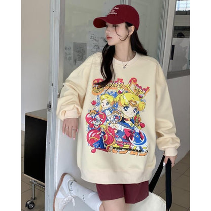 絶対欲しい 大人可愛い おしゃれ度高め 着心地良い カジュアル 4色選択 スウェットE-9341