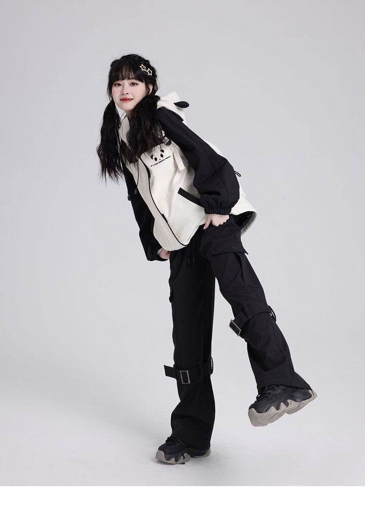 超人気商品 マウンテンジャケット全2色 パンダロゴ 男女兼用 コート E-4794