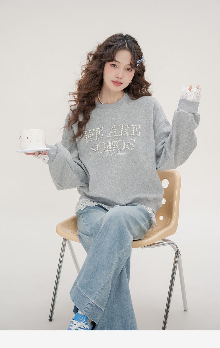 絶対欲しい 早い者勝ち 絶対流行 カジュアル 2色選択 スウェット E-10928