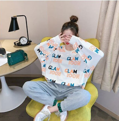 女子マスト おしゃれ度高め デザイン性抜群 着心地良い 2色選択 トップス+パンツセット E-10449