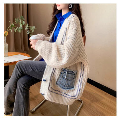 好感度UP 目を奪われる 流行新作 個性的なデザイン 2色選択 ニットトップスE-9721