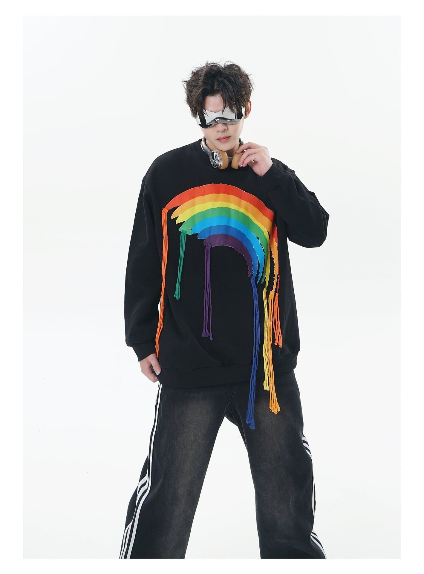 絶対流行 アバンギャルド 個性派 上質 スウェットE-6460