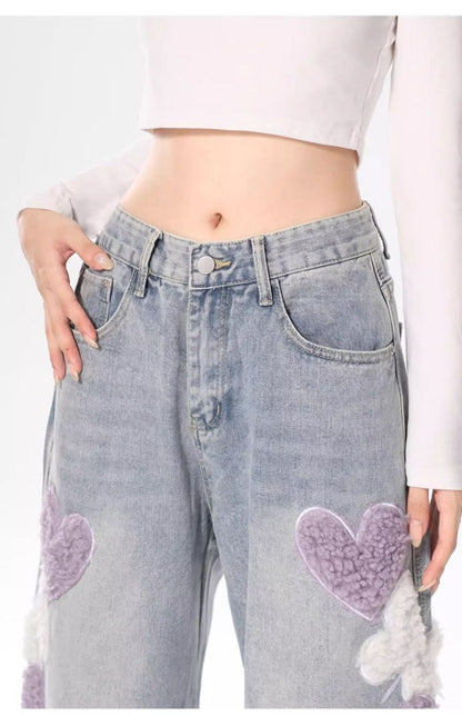 激安セール ファッション感満々 売り切れ必至 着回し力抜群 2色 デニム ワイドパンツE-12753