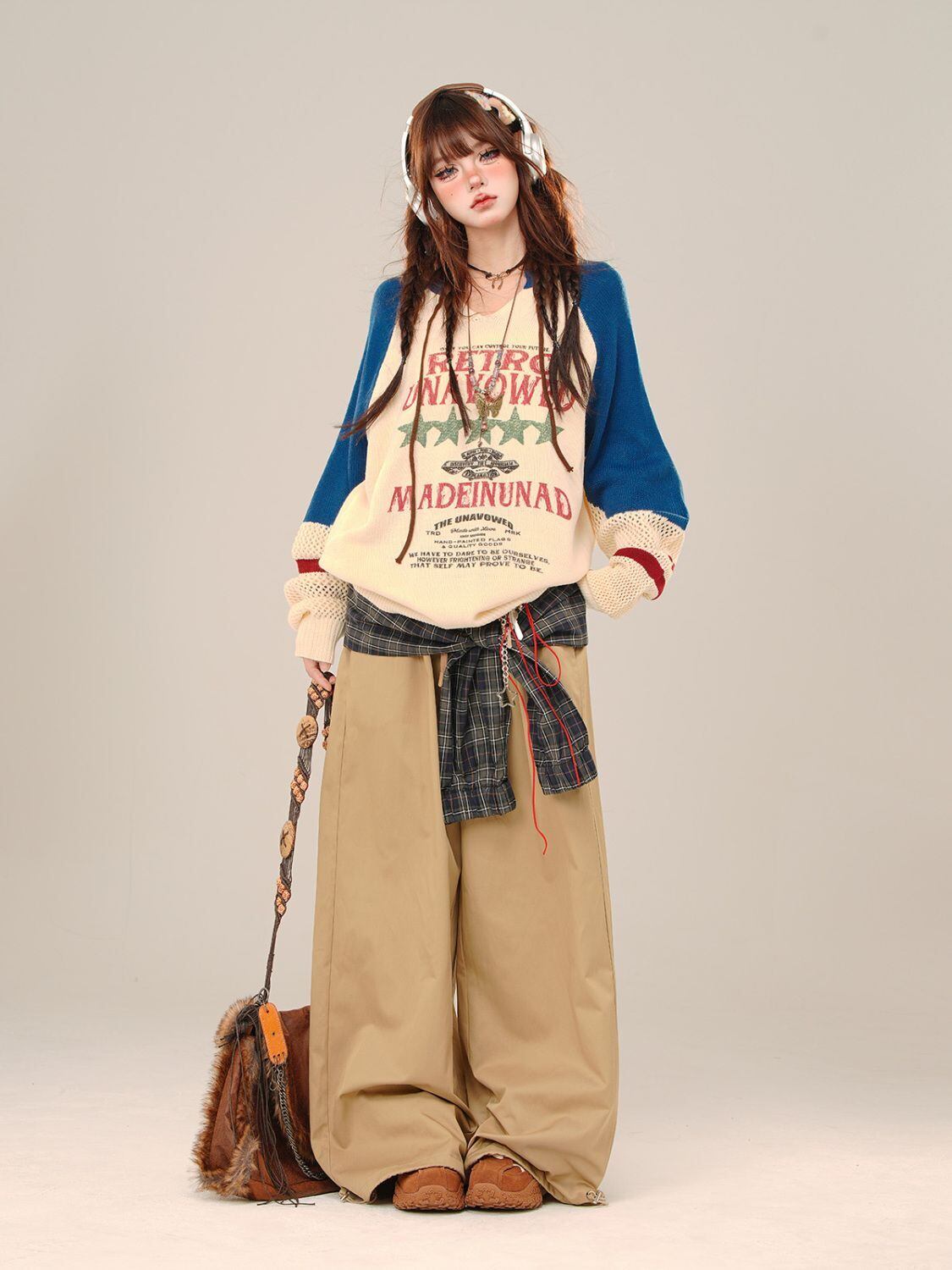 絶対流行 キュート カジュアル スウェットE-6831