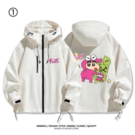 絶対欲しい  新作可愛いトラ柄プリント３色 マウンテンパーカーE-10821