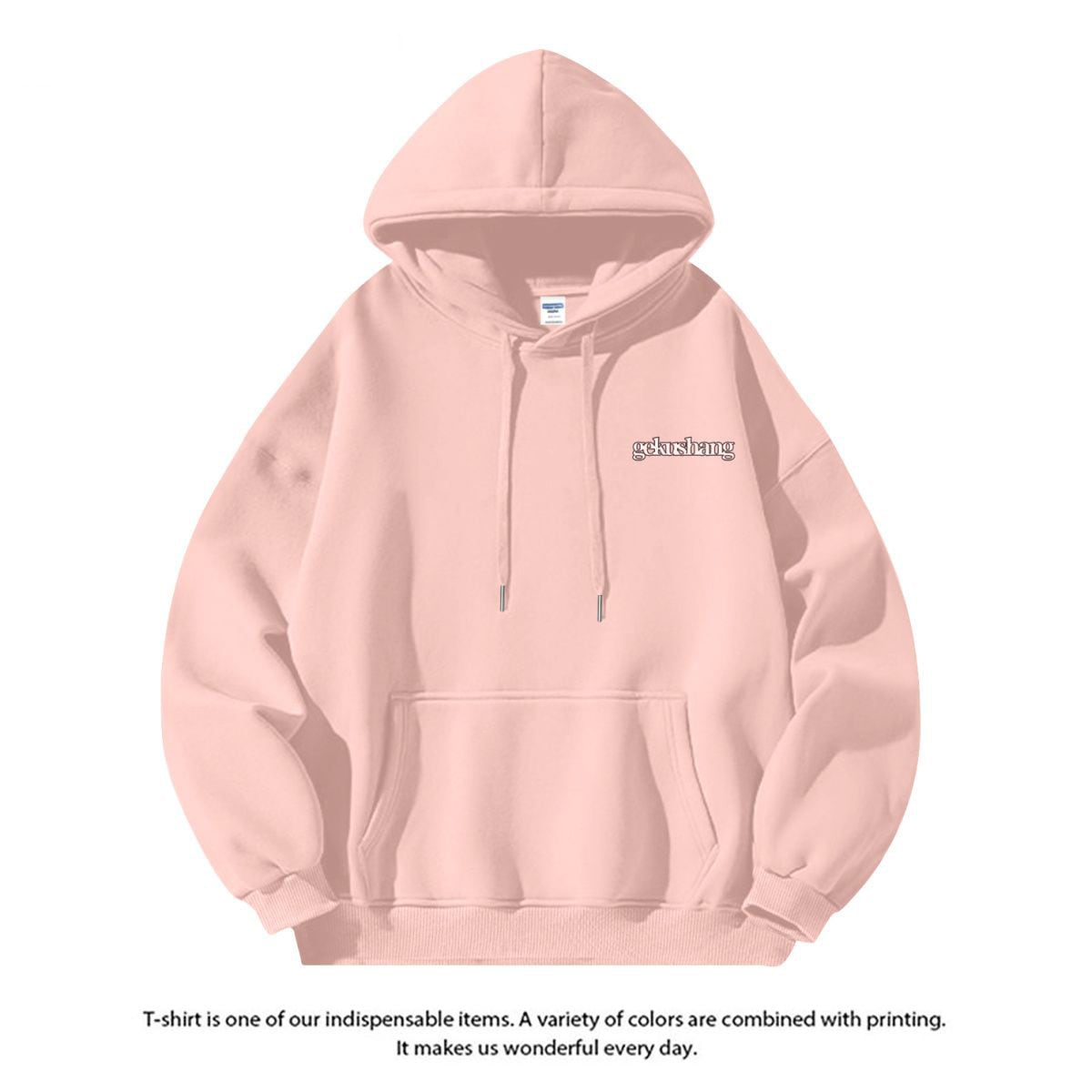 売れ筋 人気爆発中 ビッグロゴ 男女兼用 6色展開 フード付きパーカ ーE-12643