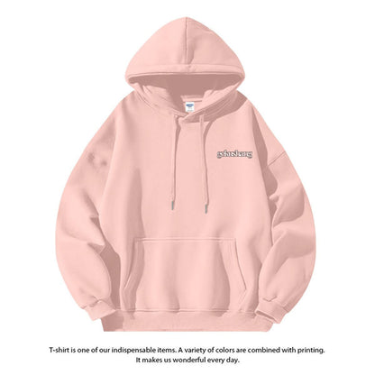 売れ筋 人気爆発中 ビッグロゴ 男女兼用 6色展開 フード付きパーカ ーE-12643