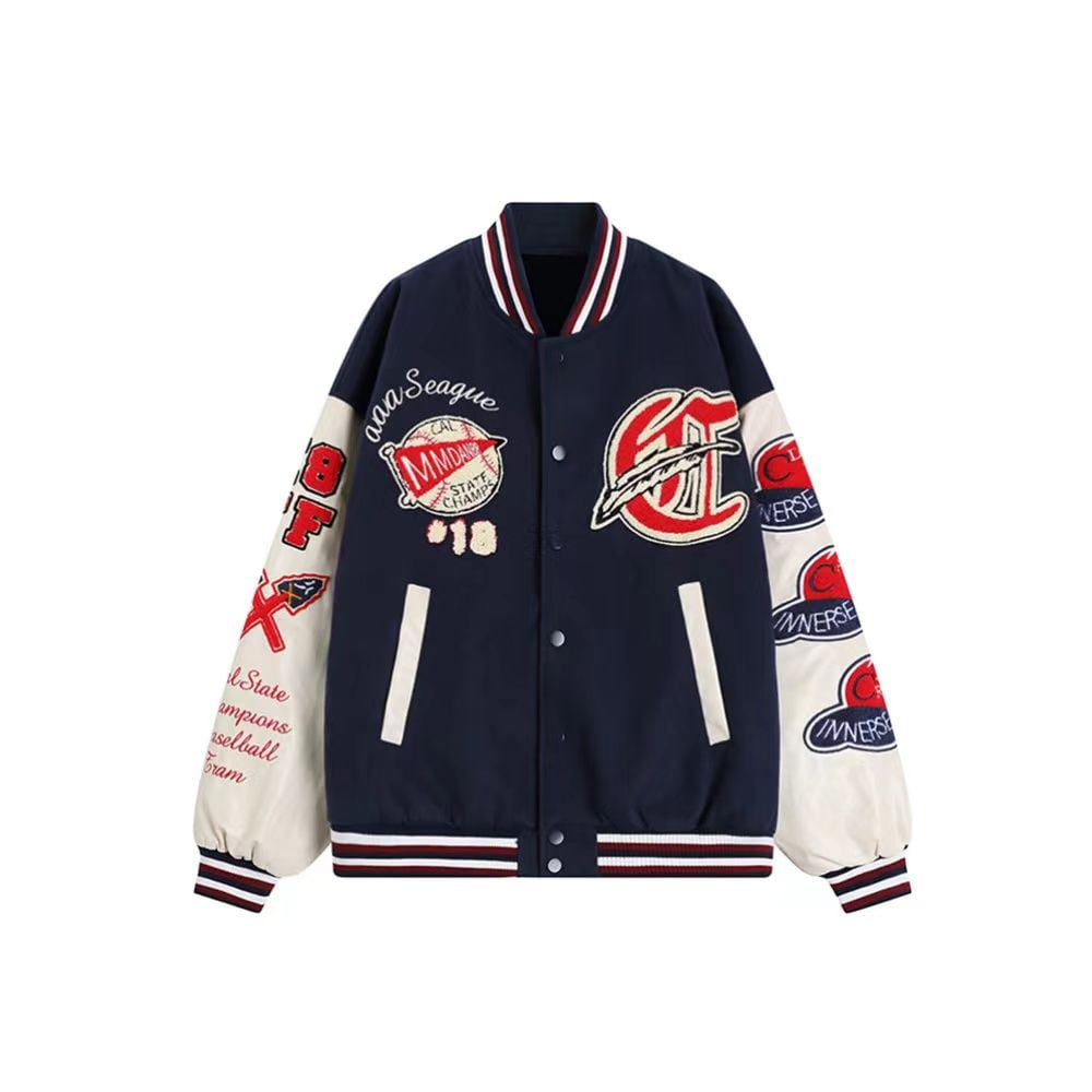 絶対欲しい 求めてたデザイン ファッション 刺繍 上質ダウンジャケット 男女兼用 E-9356