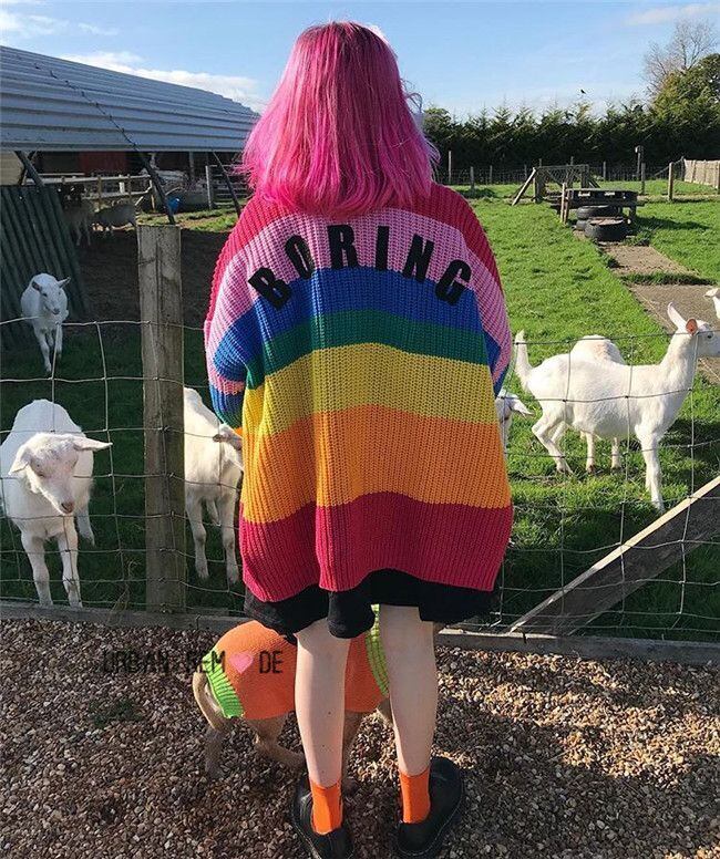 人気爆発中  長袖 切り替えカーディガンE-10186