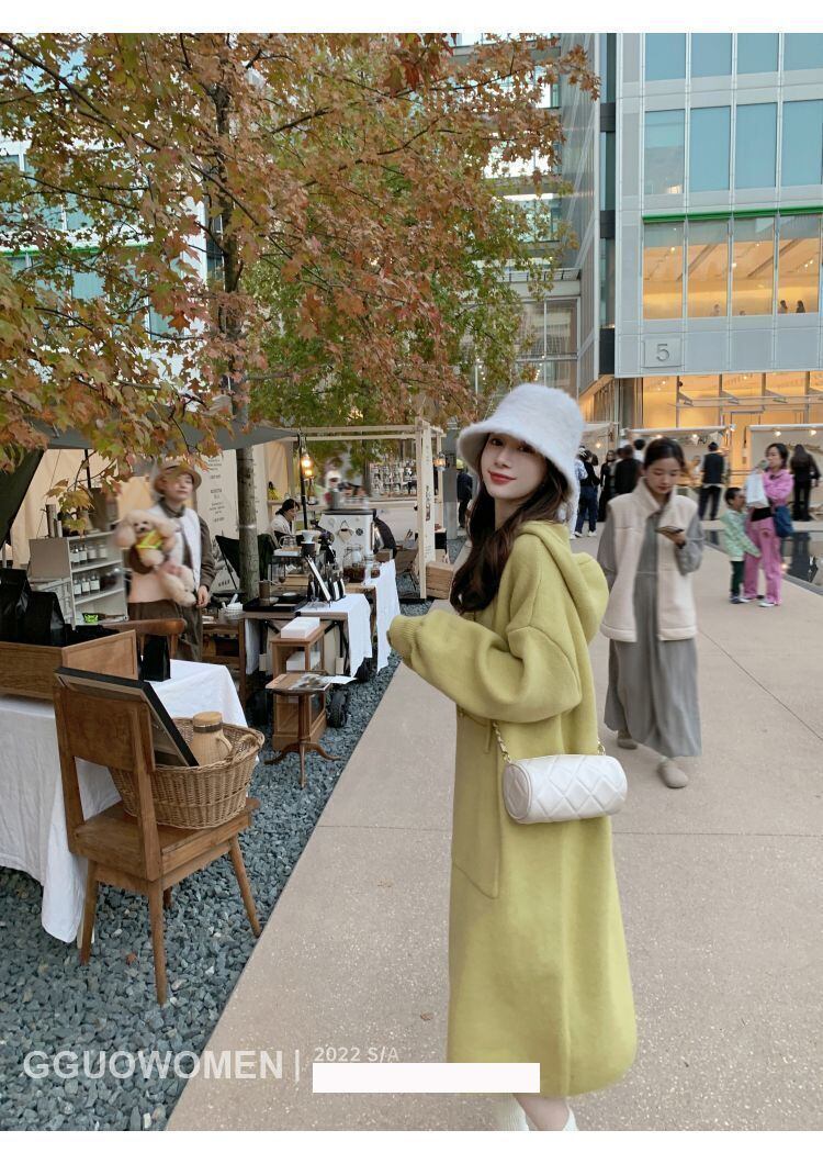 美人度アップ 4色 プラスベルベット 長袖 ニット セーター E-10217