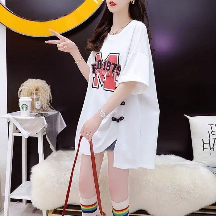 超人気 特別デザイン 美人度アップ ゆったり二色 半袖TシャツE-8038