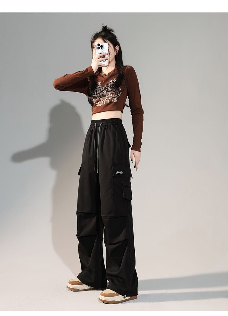 人気上昇中 プラスベルベット ファッション感満々 3色選択 ルーズストレートカジュアルパンツ E-9814