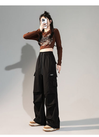 人気上昇中 プラスベルベット ファッション感満々 3色選択 ルーズストレートカジュアルパンツ E-9814