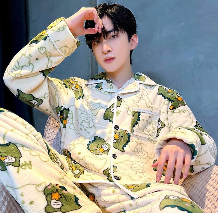 存在感抜群 ファッション トレンドアイテム 肌触り抜群 3種選択 サンゴフリース パジャマ E-9782