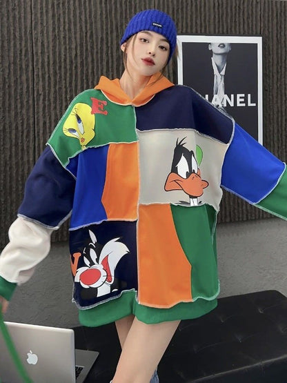 【ランキングNO.5】3回あと払い可能です！超人気  ファッション ルーズスウェットE-5622