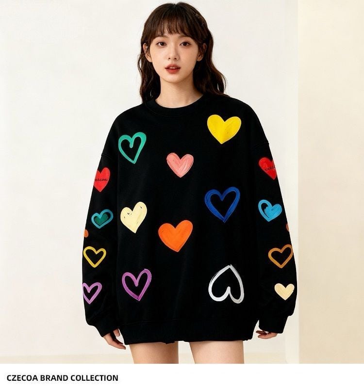 ファッション  大人可愛い アバンギャルド  早い者勝ち カジュアル スウェットE-12289