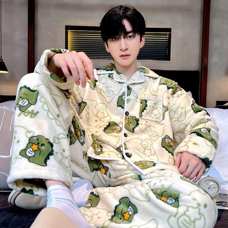 存在感抜群 ファッション トレンドアイテム 肌触り抜群 3種選択 サンゴフリース パジャマ E-9782