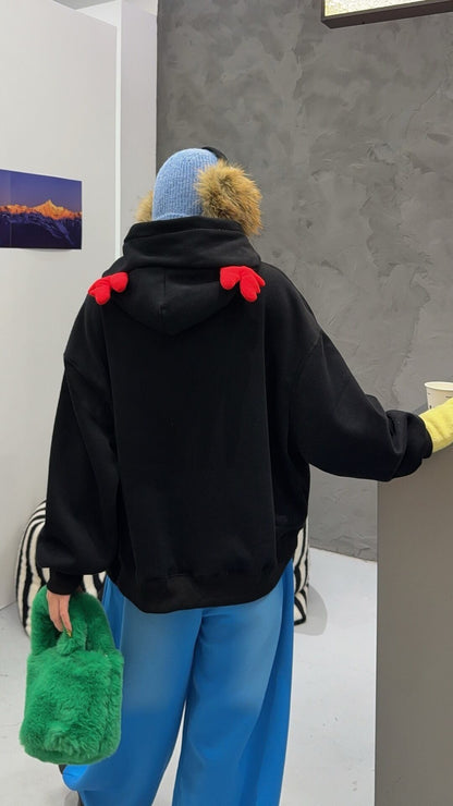 キュート  柔らかくて優しい印象  カジュアル   3色 スウェット  E-12204