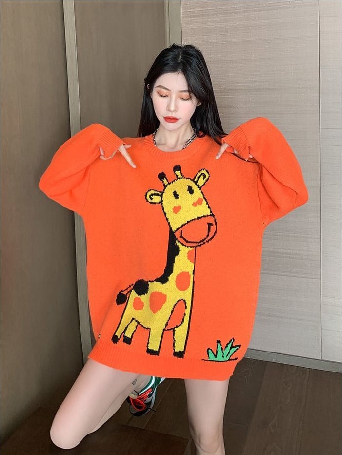 売り切れ必至 デザインも可愛く、細見えする 柔らかくて優しい印象 ニットトップスE-9927