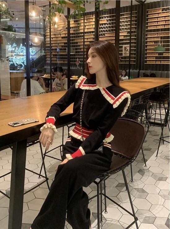 絶対欲しい おしゃれ度高め 好感度UP 着心地良い トップス+パンツセット E-10880