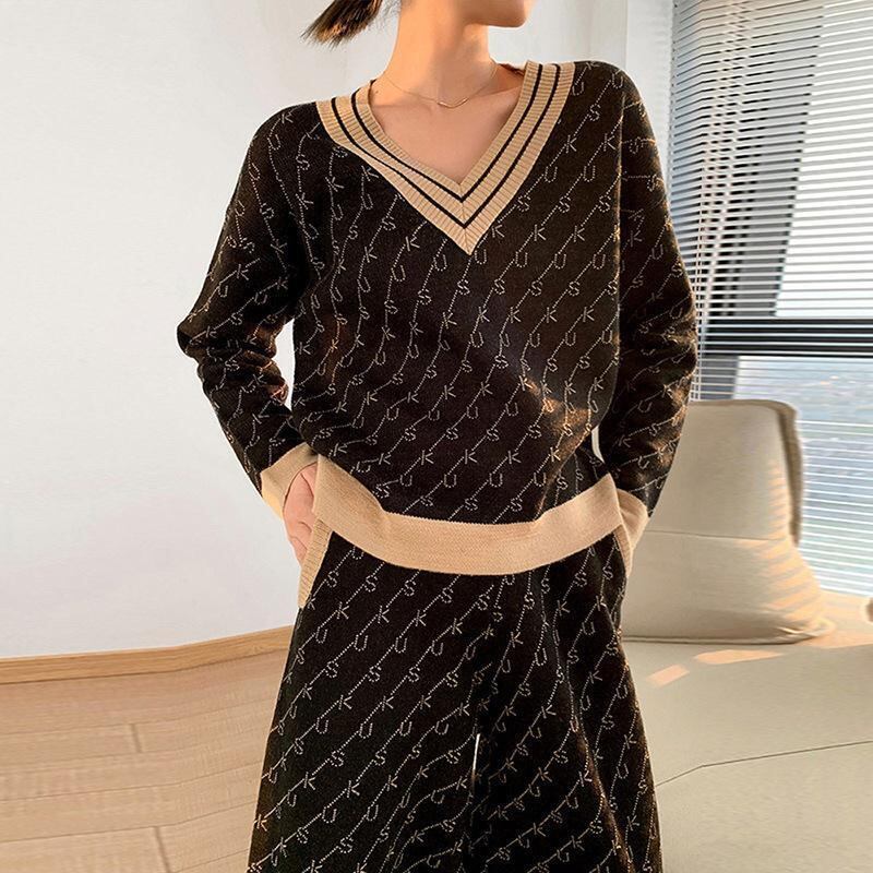 今季マストバイ おしゃれ度高め 好感度UP 着心地良い トップス+パンツセット E-10867