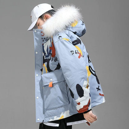 今季マストバイ カジュアル ユニセックス ダウンジャケット 男女兼用E-5894