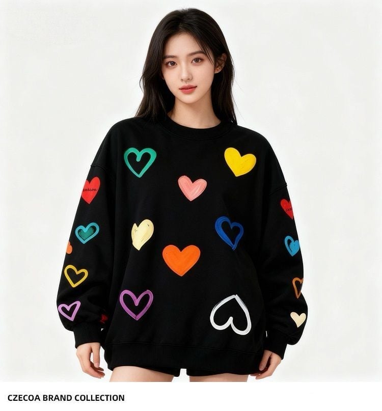 ファッション  大人可愛い アバンギャルド  早い者勝ち カジュアル スウェットE-12289