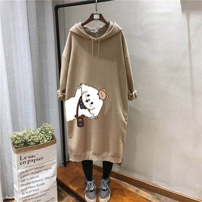 【裏起毛】大人可愛い ファッション 快適トップス プラスベルベット 3色 パーカー E-6858