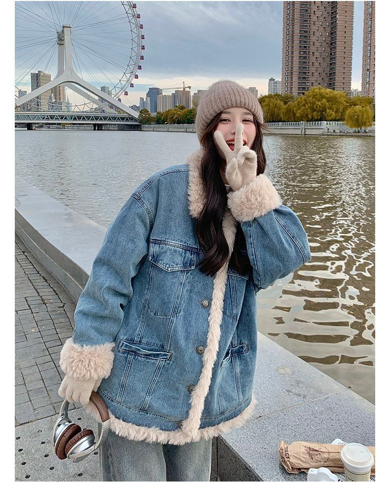 今季マストバイ 超人気  大人可愛い おしゃれ度高め スウィート  デニムジャケット E-12377