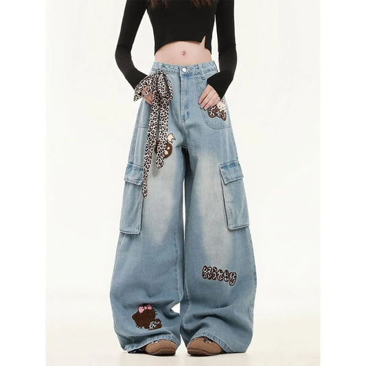 着回し力抜群 売り切れ必至 プラスベルベット 2色選択 デニム ワイドパンツE-12349