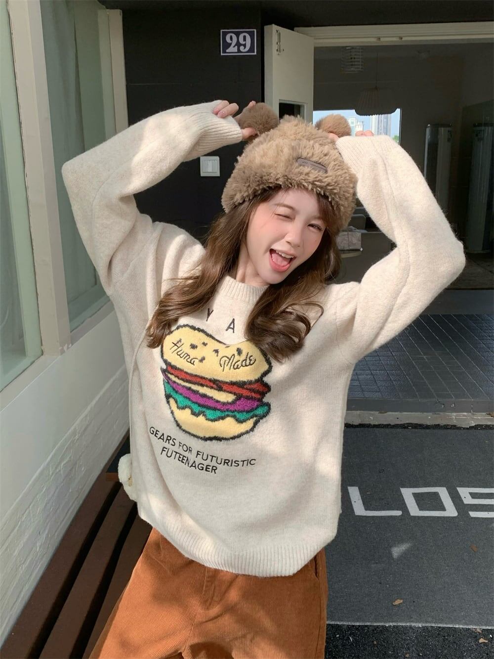 人気上昇中  絶対流行 柔らかくて優しい印象  デザイン性抜群  ニットトップスiEf-9893