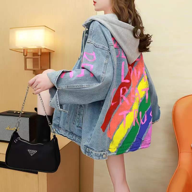 【裏起毛】絶対流行 ラムスキン ファッション デニムジャケットE-5703