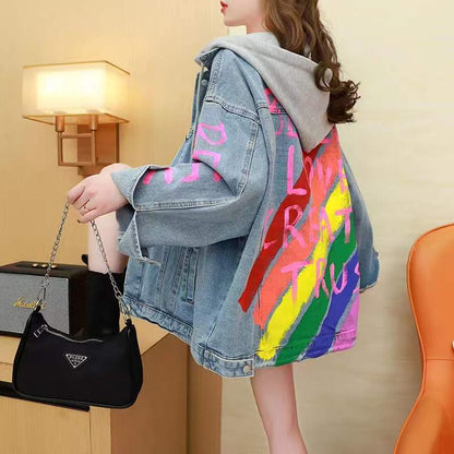 【裏起毛】絶対流行 ラムスキン ファッション デニムジャケットE-5703