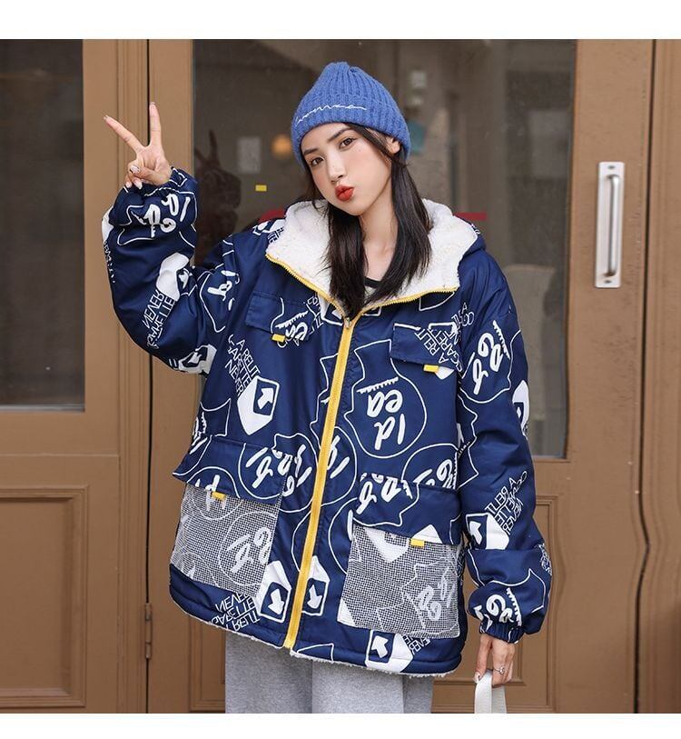 【リバーシブル】大好評 ラムスキン ファッション コートE-5625