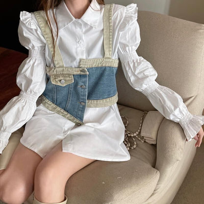 デニム デザイン 絶対欲しい 着心地良い カジュアル スウェットE-10785