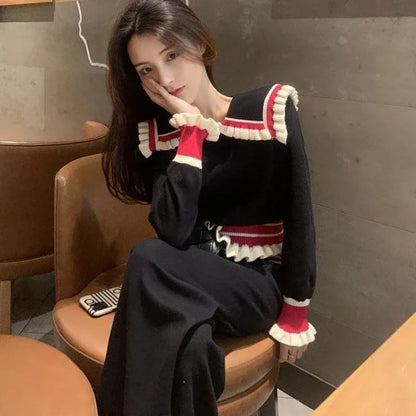 絶対欲しい おしゃれ度高め 好感度UP 着心地良い トップス+パンツセット E-10880