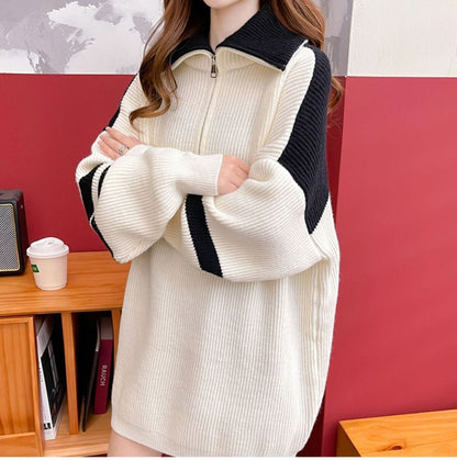 絶対流行 気質アップ 柔らかくて優しい印象 5色選択 ニットトップスE-9698