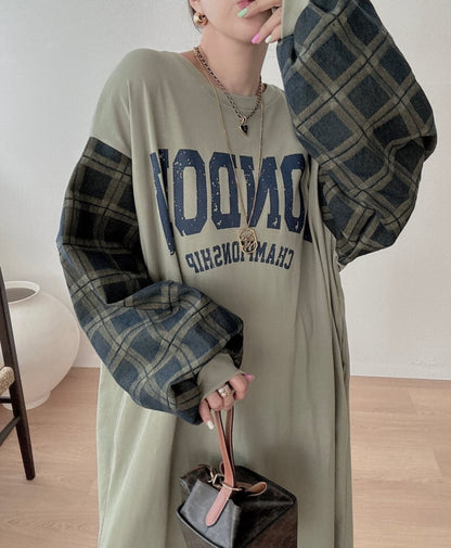 定番シンプル プラスベルベット ファッション 4色 長袖 ニット セーター E-10383