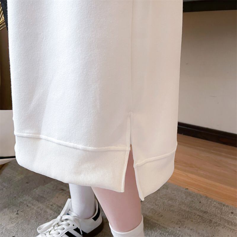 【裹起毛】着回し力抜群 5色 プラスベルベット 長袖 ニット セーター E-10216