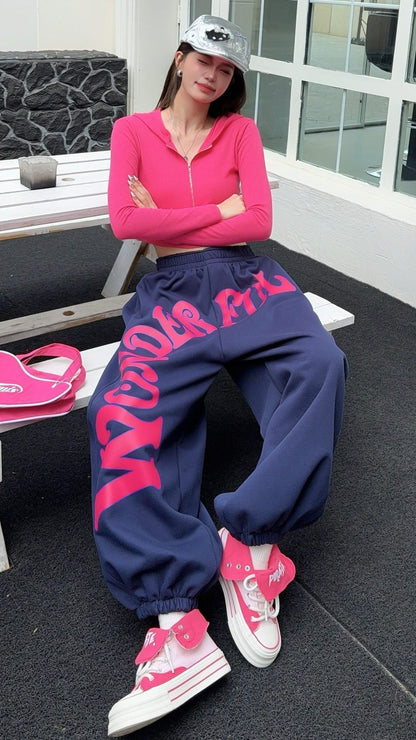 デザイン オシャレ 切り替え 4色 スウェット パンツ E-12210