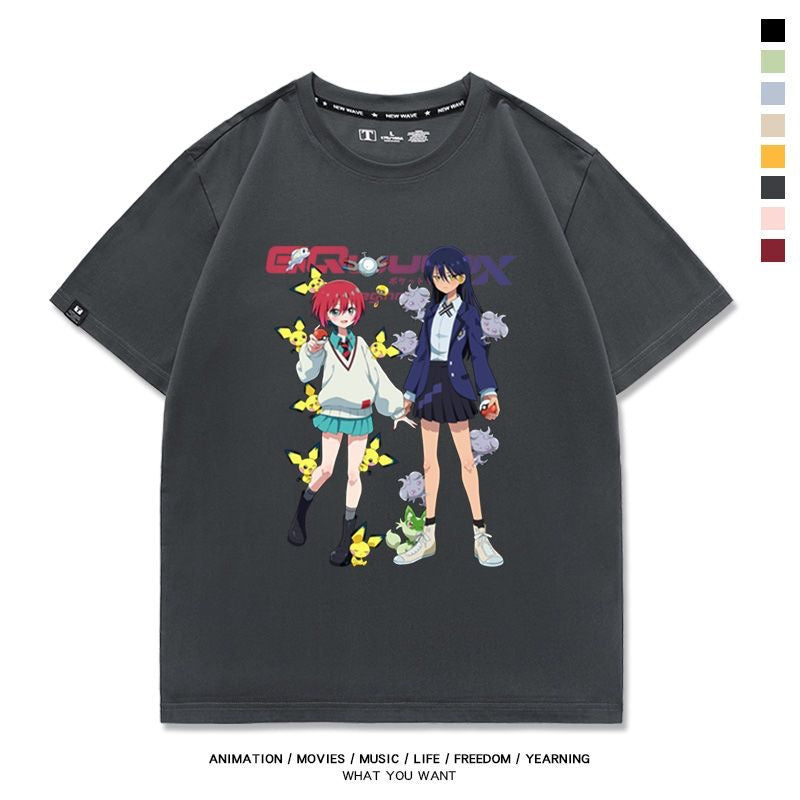 絶対欲しい  好感度UP  売れ筋   おすすめ プリントロゴ 半袖 Tシャツ-A2566